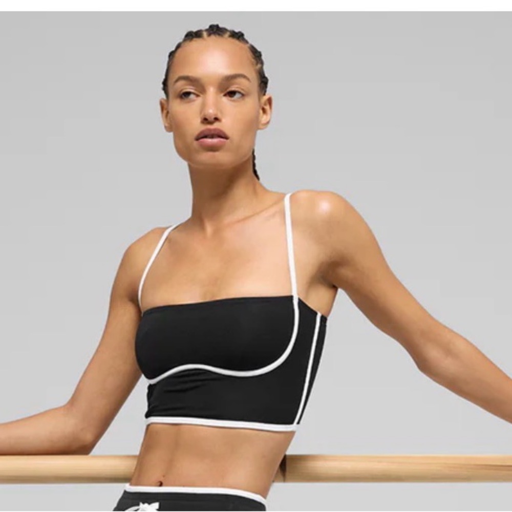 Alo Airbrush Streamlined Tank - Black and White - Large